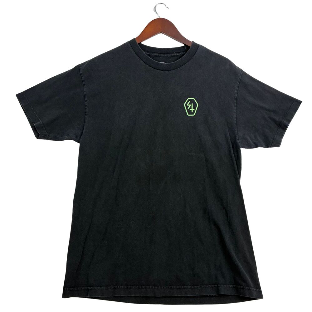 Lurking Class by Sketchy Tank Men's Large Black Grim Reaper Graphic T-Shirt